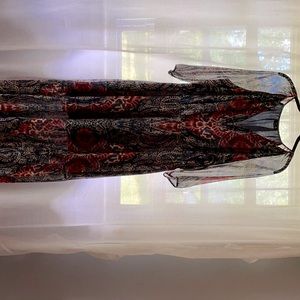 Ana paisley maxi dress
